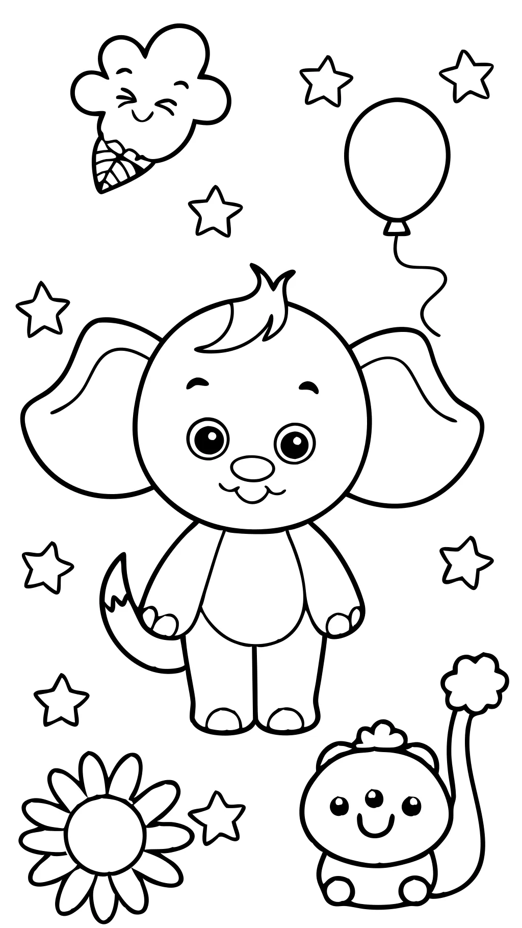 drawing coloring pages for kindergarten